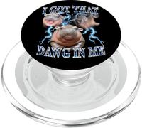I Got That Dawg in Me Baby Pygmy Hippo Heavy Metal PopSockets PopGrip pour MagSafe