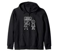 I Got Your Back - Funny Stickman Sarcasm Friendship Sweat à Capuche