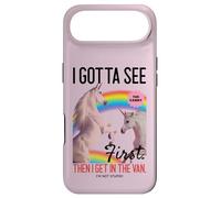 I Gotta See The Candy First (Graphique Licorne Arc-en-Ciel Amusant) Coque pour iPhone Air