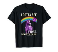 I Gotta See The Candy First (Graphique Licorne Arc-en-Ciel Amusant) T-Shirt
