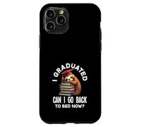 I Graduated Can I Go Back to Bed Now? Paresseux de Remise de diplôme Amusant Coque pour iPhone 11 Pro