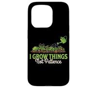 I Grow Things Not Patience Humour de Jardinage Amusant Coque pour iPhone 15 Pro