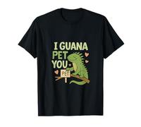 I Guana Pet You Iguana Lover Reptile Jeu de mots T-Shirt