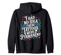 I Had No Idea These Tattoos Were Permanent Funny Ink Vintage Sweat à Capuche