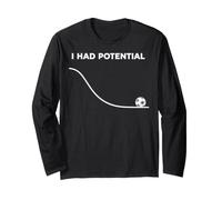 I Had Potential Soccer Player Team Coach Minimal Humour Manche Longue