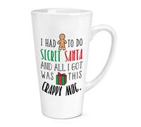 I Had To Do Secret Santa 17oz Grand Latte Tasse