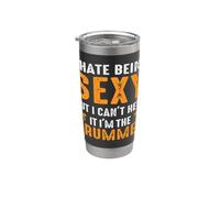 I Hate Being Sexy But I Can't Help It I'm The Drummer Gobelet isotherme en acier inoxydable double paroi