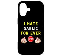 I Hate Garlic for Ever Anti-Garlic Club Taste Chef Cooking Coque pour iPhone 17