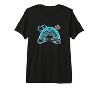 I Hate It Here. Soleil et Nuages avec Une façade Arc-en-Ciel T-Shirt Haut de Gamme