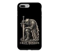 I Hate Mondays Medieval Knight Funny Work Humour Coque pour iPhone 7 Plus/8 Plus