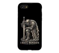 I Hate Mondays Medieval Knight Funny Work Humour Coque pour iPhone SE (2020) / 7/8