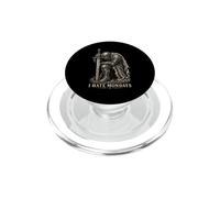 I Hate Mondays Medieval Knight Funny Work Humour PopSockets PopGrip pour MagSafe