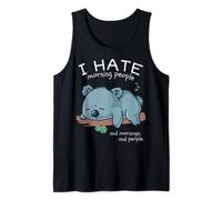 I Hate Morning People And Mornings And People Koala Bear Débardeur