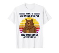 I Hate Morning People And Mornings And People Vintage T-Shirt