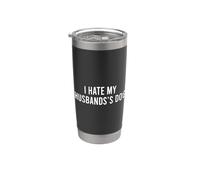 I Hate My Husband's Dog Gobelet isotherme en acier inoxydable double paroi