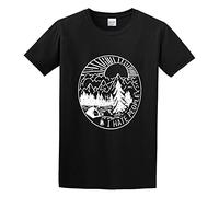 I Hate People Camping Nature T01 Men Adult Short Sleeve Black XXL