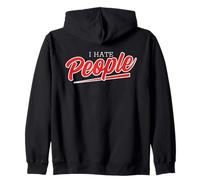 I Hate People Funny Misanthrope Déclaration Sweat à Capuche