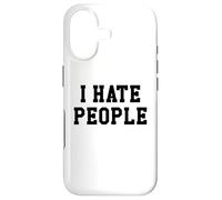 I Hate People Too Peoplely Outside Drink Coffee Hate People Coque pour iPhone 17