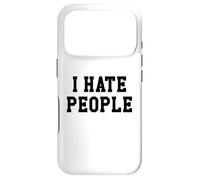 I Hate People Too Peoplely Outside Drink Coffee Hate People Coque pour iPhone 17 Pro