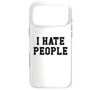 I Hate People Too Peoplely Outside Drink Coffee Hate People Coque pour iPhone 17 Pro Max