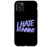 I Hate Running | Drôle Sarcastique Cardio Fitness Workout Meme Coque pour iPhone 11 Pro Max
