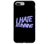 I Hate Running | Drôle Sarcastique Cardio Fitness Workout Meme Coque pour iPhone 7 Plus/8 Plus