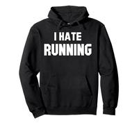 I Hate Running Gym Motivation pour les haltérophiles Sweat à Capuche