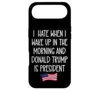 I Hate When I Wake Up in The Morning Donald Trump President Coque pour iPhone Air