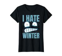 I Hate Winter Snow Snowy Climat Ice Cold Season T-Shirt