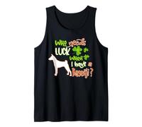 I Have A Basenji Dog Lucky Charm Shamrock St Patricks Day Débardeur