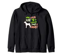 I Have A Basenji Dog Lucky Charm Shamrock St Patricks Day Sweat à Capuche