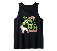 I Have A Boston Terrier Dog Lucky Shamrock St Patricks Débardeur