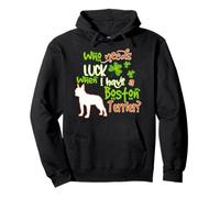 I Have A Boston Terrier Dog Lucky Shamrock St Patricks Sweat à Capuche