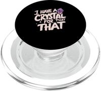 I Have A Crystal for That Namaste Chakra Gemstone Yoga PopSockets PopGrip pour MagSafe