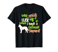 I Have A German Shepherd Dog Lucky Funny St Patricks Day T-Shirt
