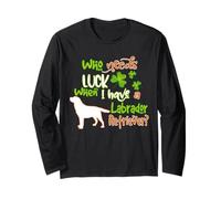 I Have A Labrador Retriever Dog Lucky Charm St Patricks Day Manche Longue