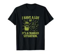 I Have A Lots of Potential Science Voltage Pun Graphic T-Shirt