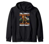 I Have A Retirement Plan I Plan to Find Bigfoot Sasquatch Sweat à Capuche