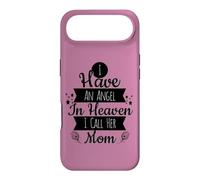 I Have an Angel in Heaven I Call Her Mom Peacock Feathers Coque pour iPhone Air