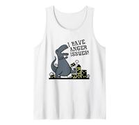 I Have Anger Issues Funny Dinosaur Débardeur