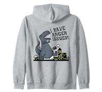 I Have Anger Issues Funny Dinosaur Sweat à Capuche