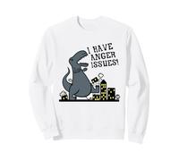 I Have Anger Issues Funny Dinosaur Sweatshirt