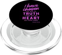 I Have Chosen The Way of Truth Psaume 119:30 Écriture Foi PopSockets PopGrip pour MagSafe