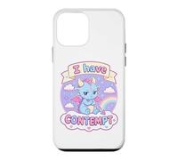 I Have Contempt Mignon Kawaii Dragon Sarcastique Mood Art Coque pour iPhone 12 Mini