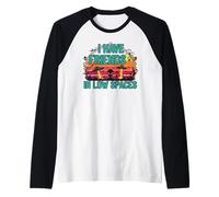 I Have Friends in Low Spaces - Vêtements Funny Alien UFO Manche Raglan