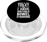 I Have Irritable Compwel Syndrome Blague Humoristique IBS Sensibilisation au Syndrome de l'intestin PopSockets PopGrip pour MagSafe
