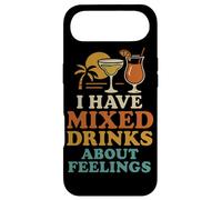 I Have Mixed Drinks About Feelings Funny Citation Vacation Coque pour iPhone Air