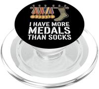 « I Have More Medals Than Socks Veterans Day » PopSockets PopGrip pour MagSafe