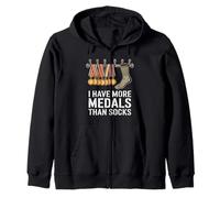 « I Have More Medals Than Socks Veterans Day » Sweat à Capuche