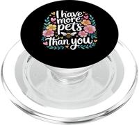 I Have More Pets Than You Beekeeper Honey Jokes |- PopSockets PopGrip pour MagSafe